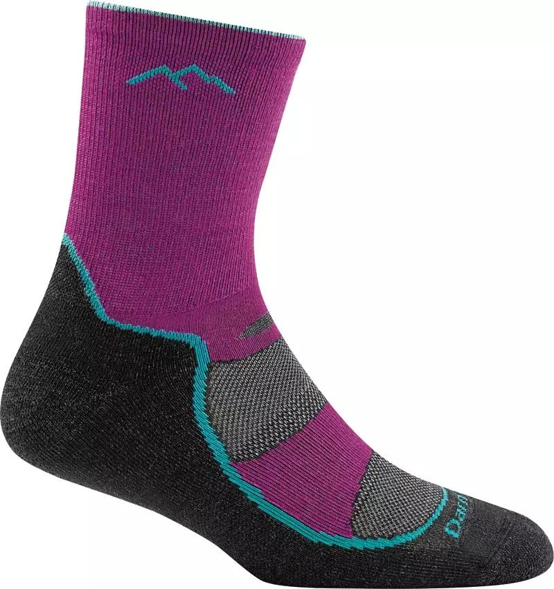 商品Darn Tough|Darn Tough Girls' Light Hiker Cushioned Micro Crew Socks,价格¥91,第1张图片