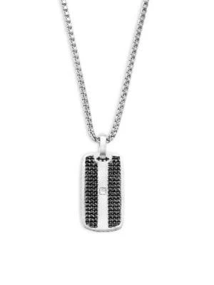 商品Effy|Men's Sterling Silver Dog Tag Pendant Necklace,价格¥4782,第1张图片