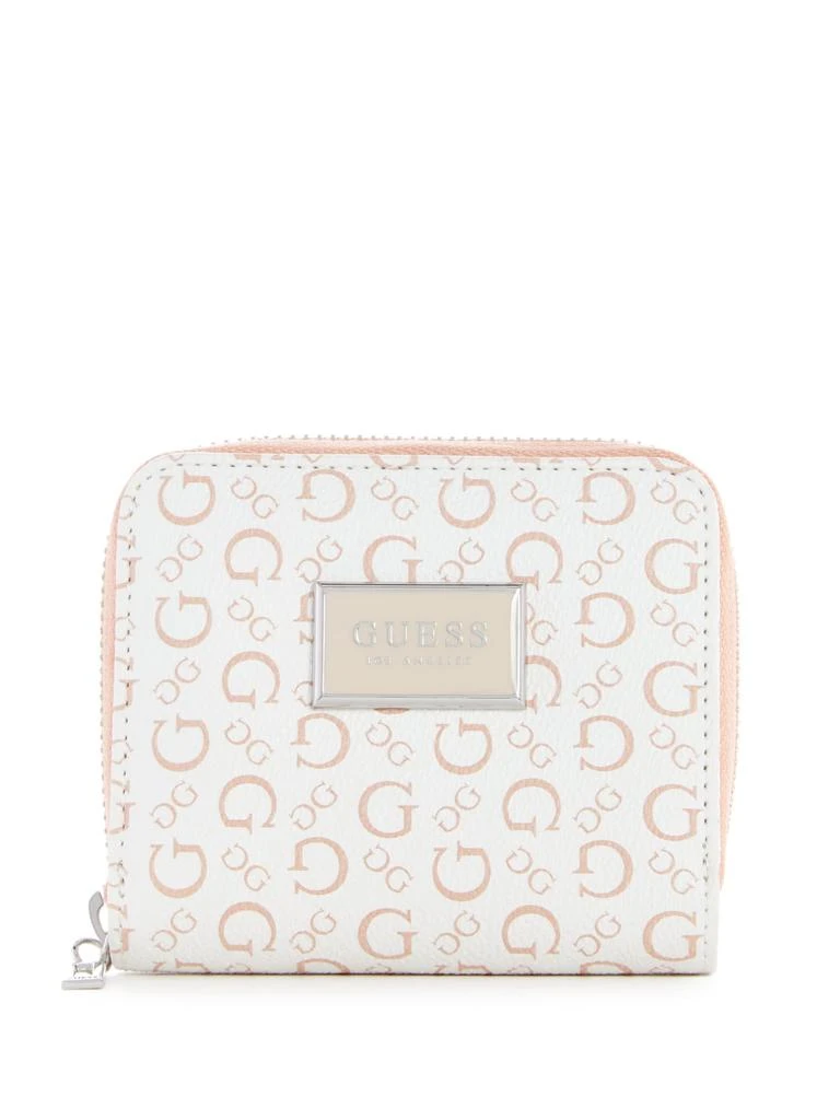 商品Guess Factory|Abree Saffiano Zip Wallet,价格¥194,第5张图片详细描述