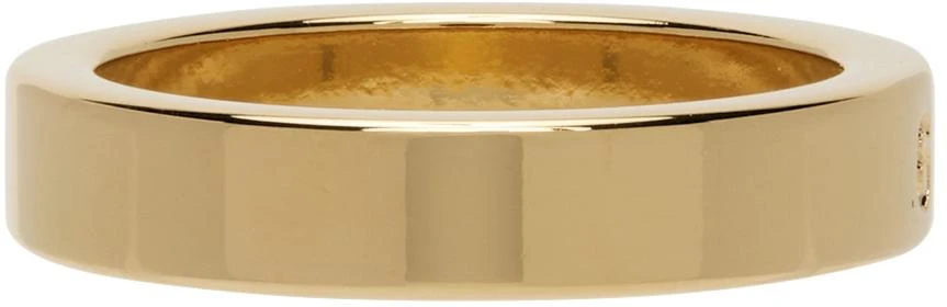 商品MAISON MARGIELA|Gold 6 Logo Band Ring,价格¥711,第5张图片详细描述