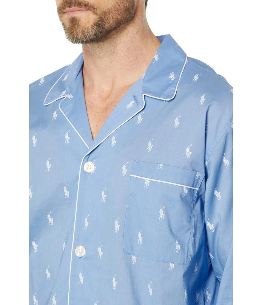 商品Ralph Lauren|AOPP Woven Sleepwear Long Sleeve PJ Shirt,价格¥108,第3张图片详细描述