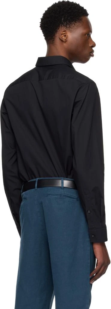 商品Hugo Boss|Black Modern Fit Easy-Iron Cotton Poplin Shirt,价格¥807,第3张图片详细描述