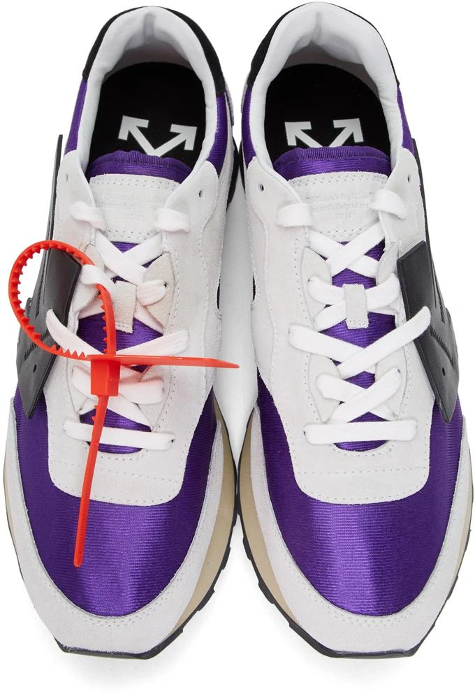 商品Off-White|White & Purple HG Runner Sneakers,价格¥2221,第5张图片详细描述