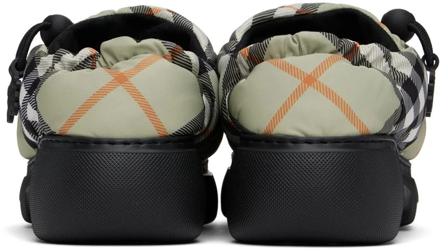 商品Burberry|Green Check Nylon Pillow Loafers,价格¥3321,第2张图片详细描述