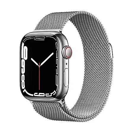 商品Apple|Apple Watch Series 7 Stainless Steel 41mm GPS + Cellular, Choose Color,价格¥5889,第1张图片