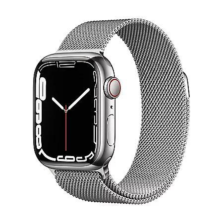 商品Apple|Apple Watch Series 7 Stainless Steel 41mm GPS + Cellular (Choose Color),价格¥5305,第1张图片