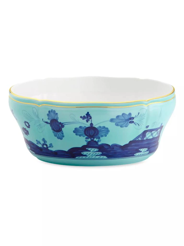 商品Ginori 1735|Oriente Italiano Gold-Rimmed  Salad Bowl,价格¥5021,第1张图片
