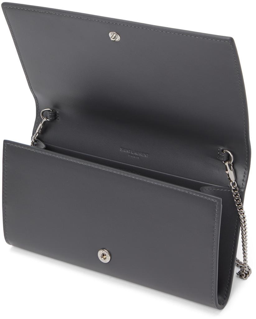 商品Yves Saint Laurent|Grey Mini Flap Bag,价格¥6715,第7张图片详细描述