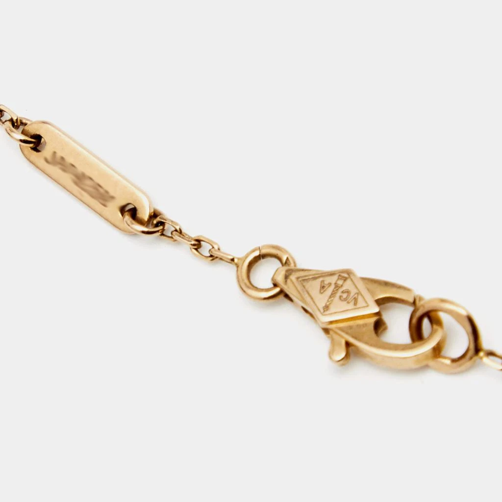 商品[二手商品] Van Cleef & Arpels|Van Cleef & Arpels Sweet Alhambra Textured 18k Rose Gold Bracelet,价格¥8386,第4张图片详细描述