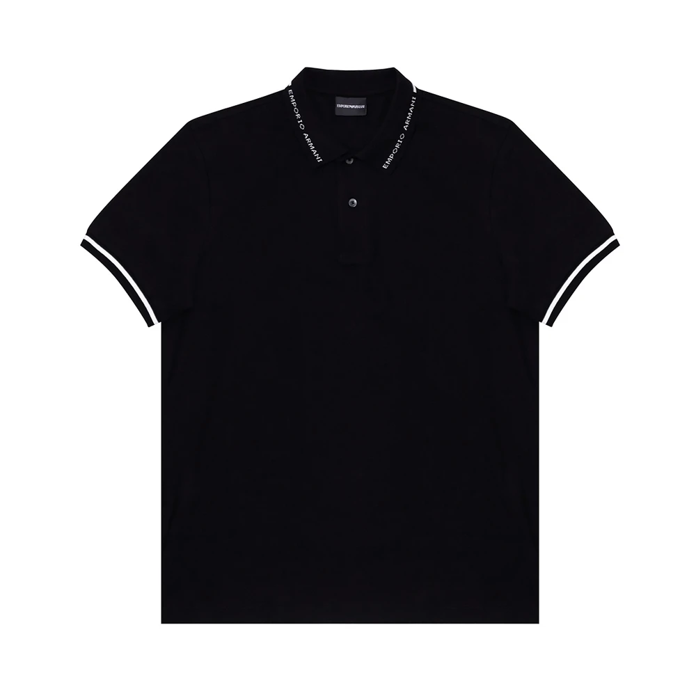 商品Emporio Armani|EMPORIO ARMANI 男黑色短袖T恤 3K1FA4-1JPTZ-0040,价格¥721,第1张图片