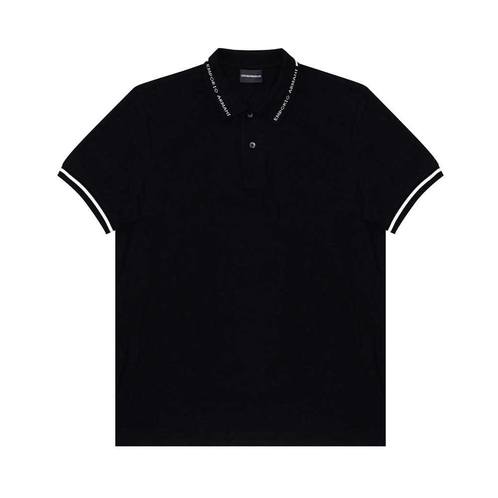 商品Emporio Armani|EMPORIO ARMANI 男黑色短袖T恤 3K1FA4-1JPTZ-0040,价格¥729,第1张图片