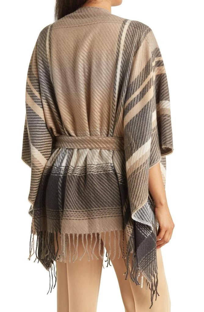 商品Vince Camuto|Mega Twill Plaid Belted Wrap,价格¥186,第2张图片详细描述