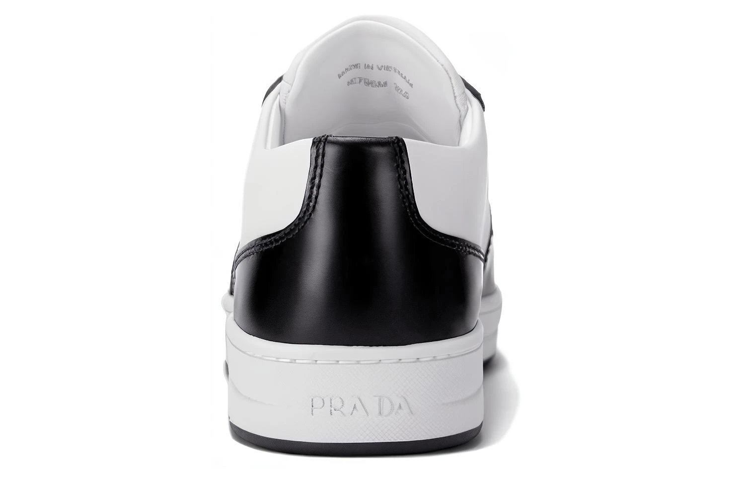 商品[国内直发] Prada|普拉达 舒适百搭 低帮 板鞋 女款 黑白色,价格¥6578,第5张图片详细描述