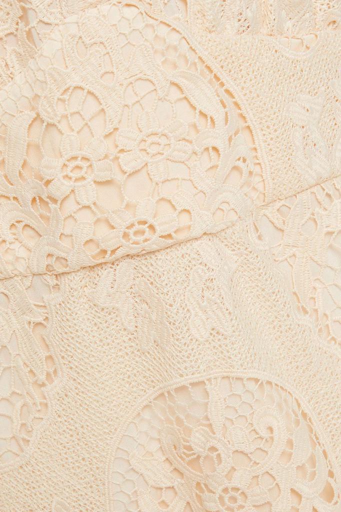 商品Maje|Romy guipure lace midi dress,价格¥1140,第6张图片详细描述