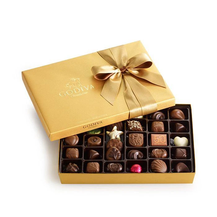 商品Godiva|36 Piece Gold Ballotin 36块金装礼盒,价格¥143,第4张图片详细描述