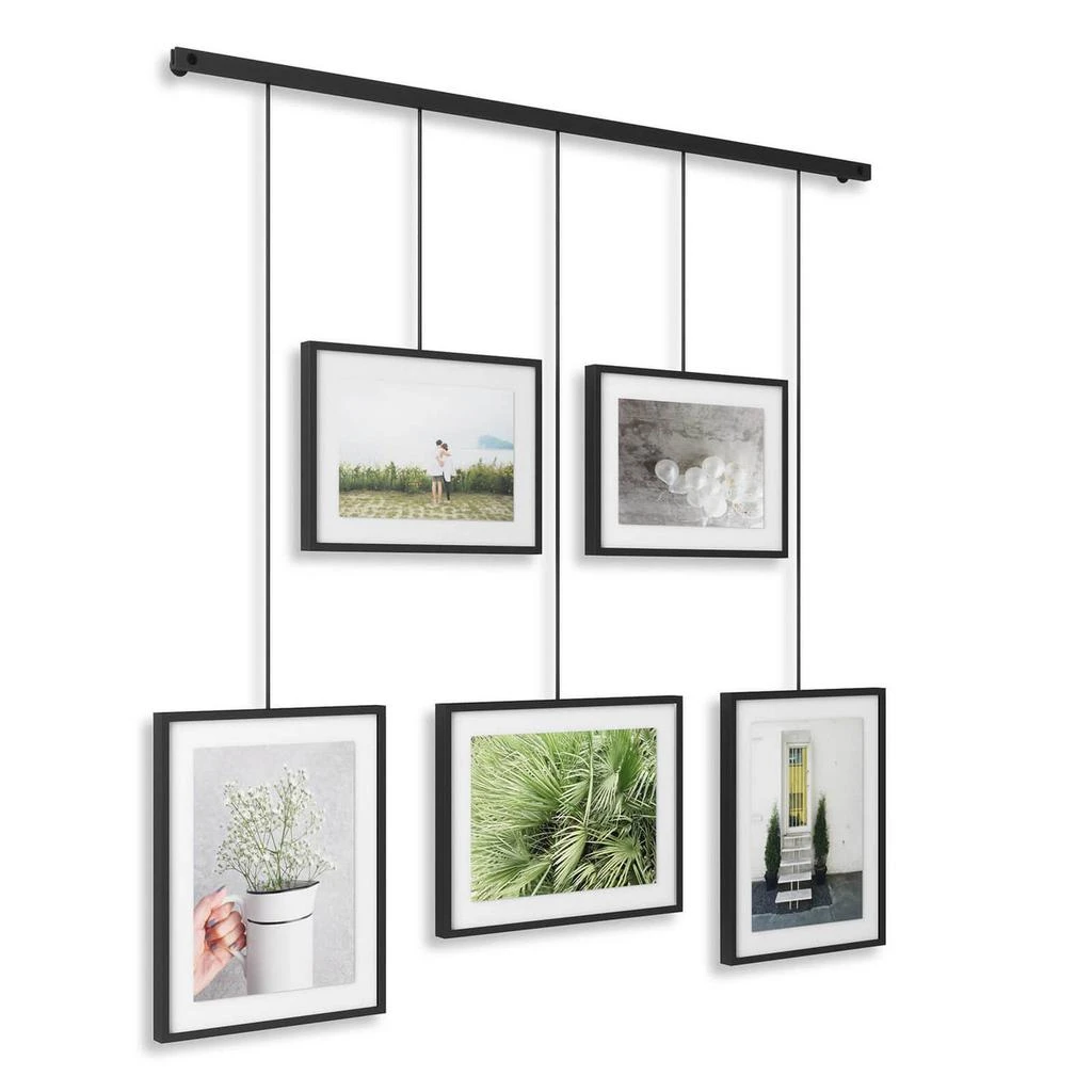 商品Umbra|Umbra Exhibit 5 Photo Display - Black,价格¥377,第2张图片详细描述