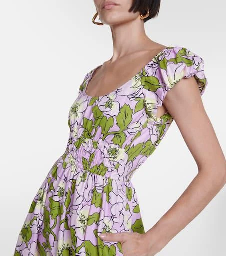 商品Tory Burch|花卉棉质府绸中长连衣裙,价格¥3802,第4张图片详细描述