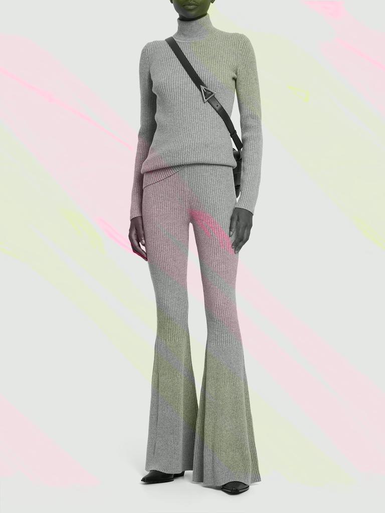 Cashmere Blend Knit Turtleneck Sweater商品第2张图片规格展示