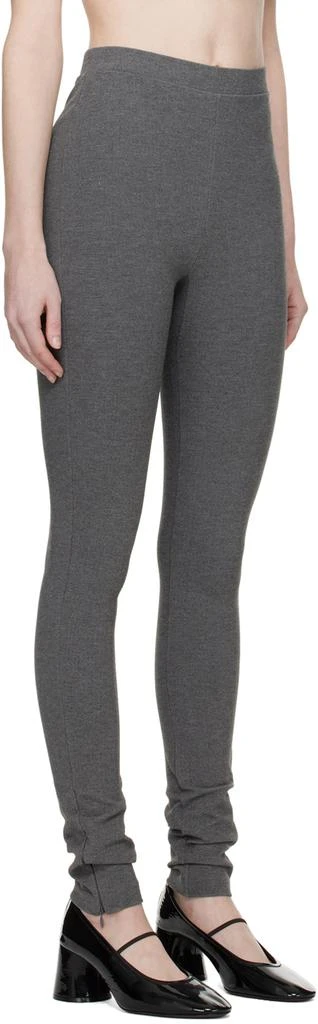 商品Totême|Gray Zip Leggings,价格¥1133,第2张图片详细描述