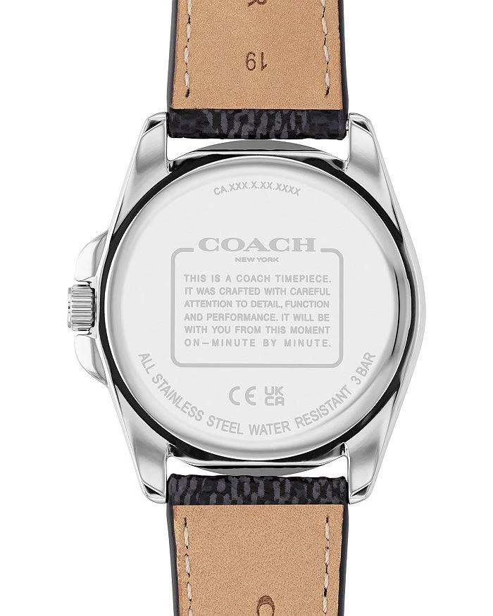 商品Coach|Women's Leather Strap Watch, 36mm,价格¥1460,第3张图片详细描述