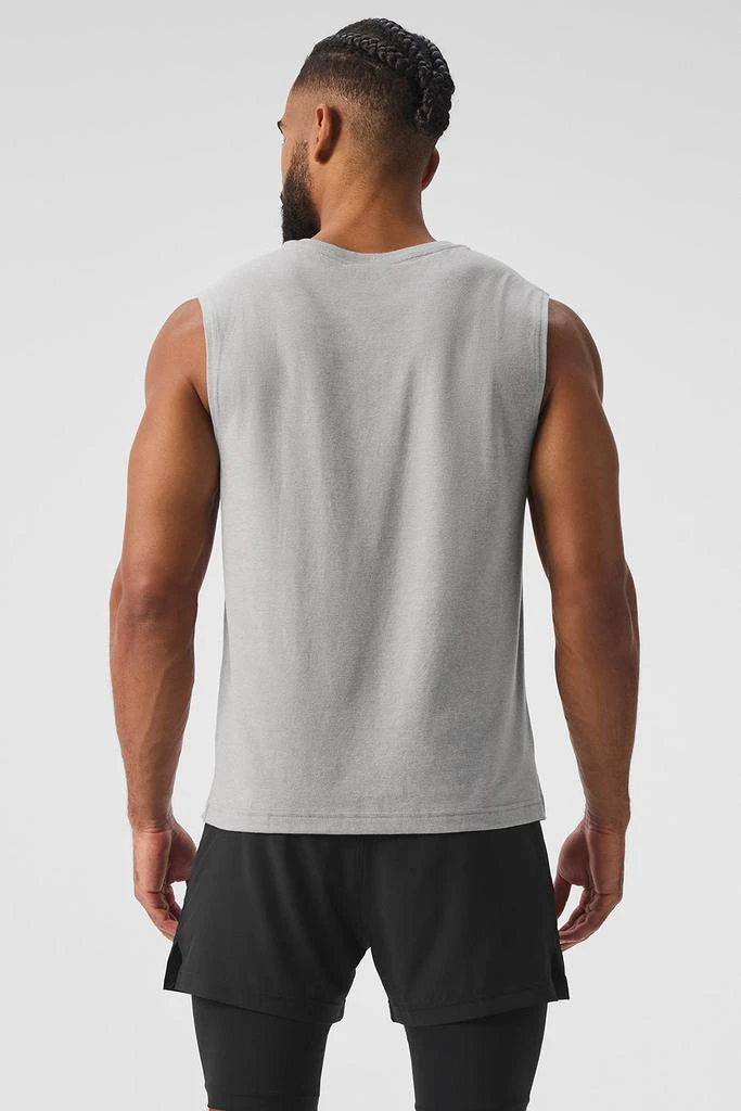 商品Alo|The Triumph Muscle Tank - Athletic Heather Grey,价格¥369,第2张图片详细描述