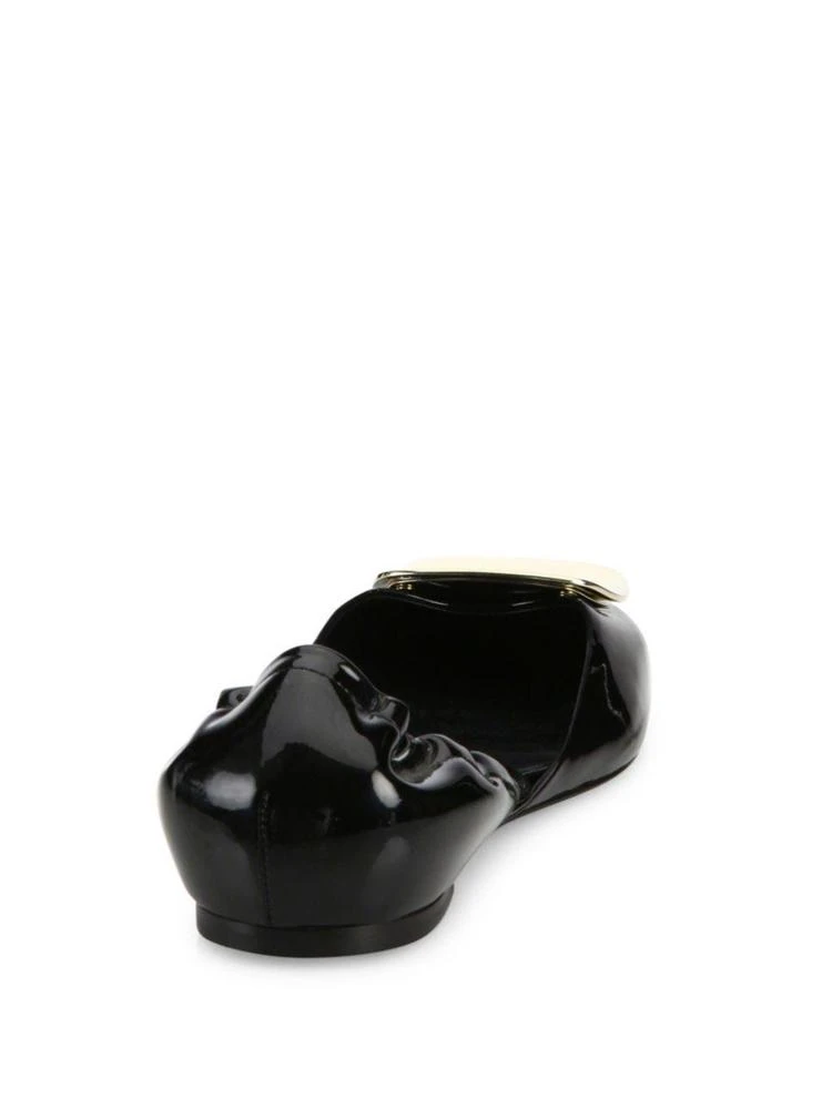 商品Roger Vivier|Roger Vivier - Ballerine Chips Patent Leather d'Orsay Flats,价格¥4881,第2张图片详细描述