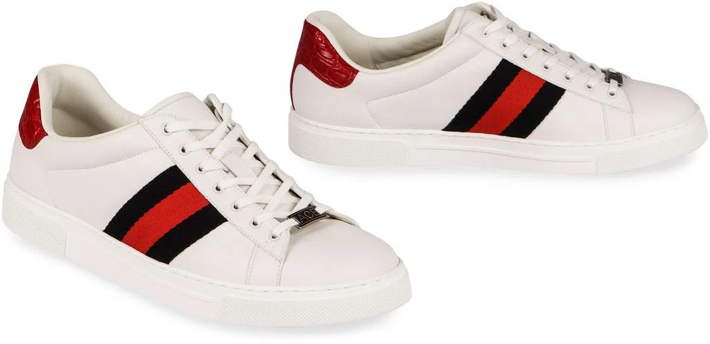 商品Gucci|Gucci Ace Leather Low-Top Sneakers,价格¥5464,第3张图片详细描述