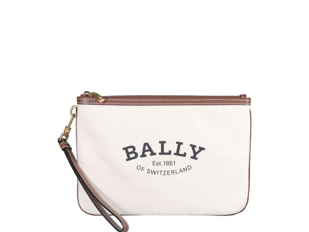 商品Bally|Bally Certhe Logo Printed Zipped Clutch Bag,价格¥1831,第1张图片