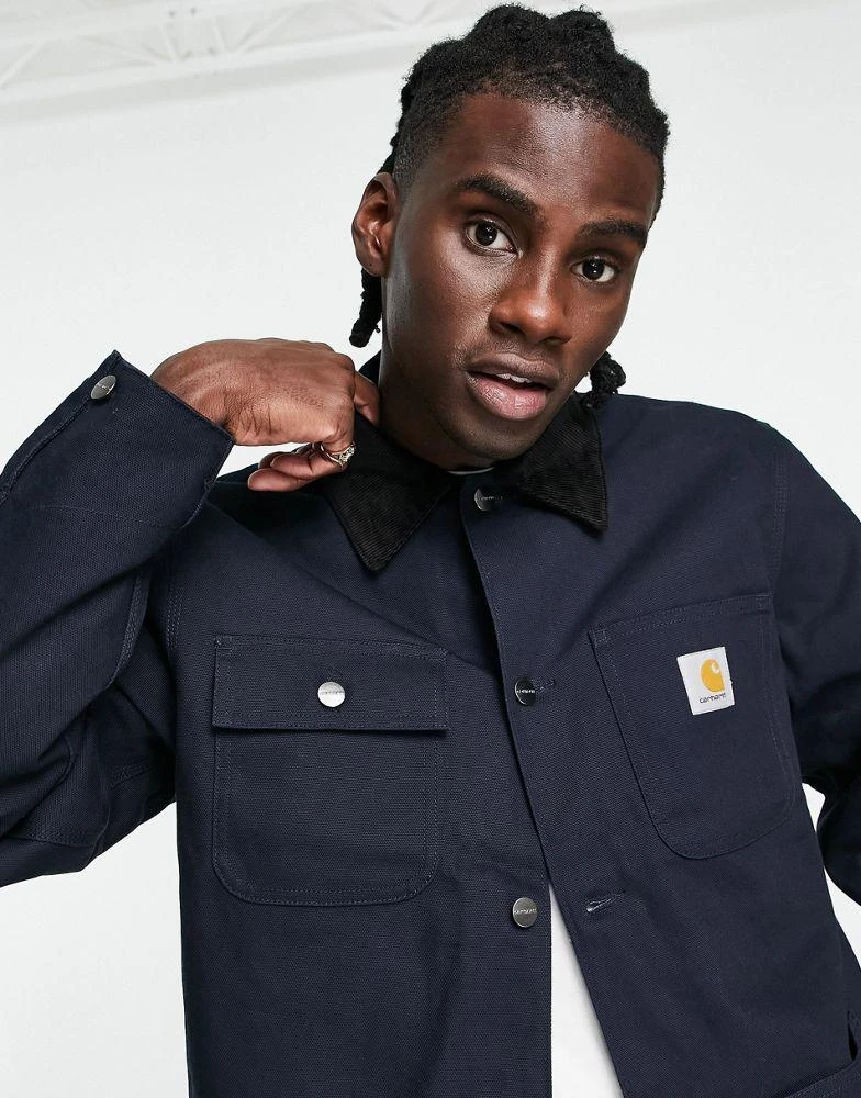 商品Carhartt|Carhartt WIP michigan coat in navy,价格¥1203,第3张图片详细描述