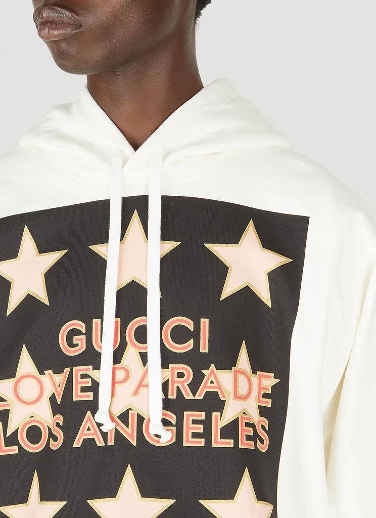 商品Gucci|Love Parade Hooded weatshirt,价格¥3207,第5张图片详细描述