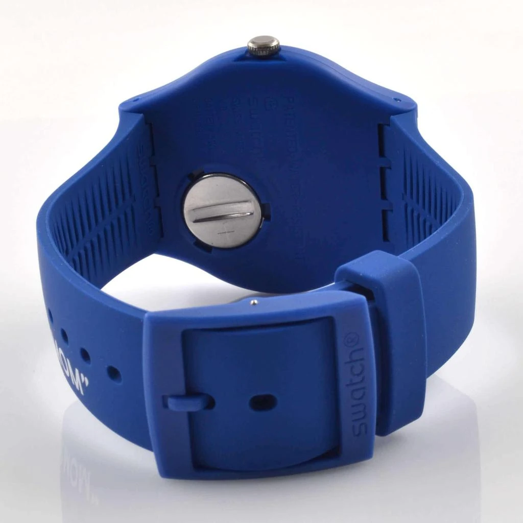 商品Swatch|Swatch Men's Watch - All About Dad White Dial Blue Silicone Strap Quartz | SO29Z704,价格¥635,第3张图片详细描述