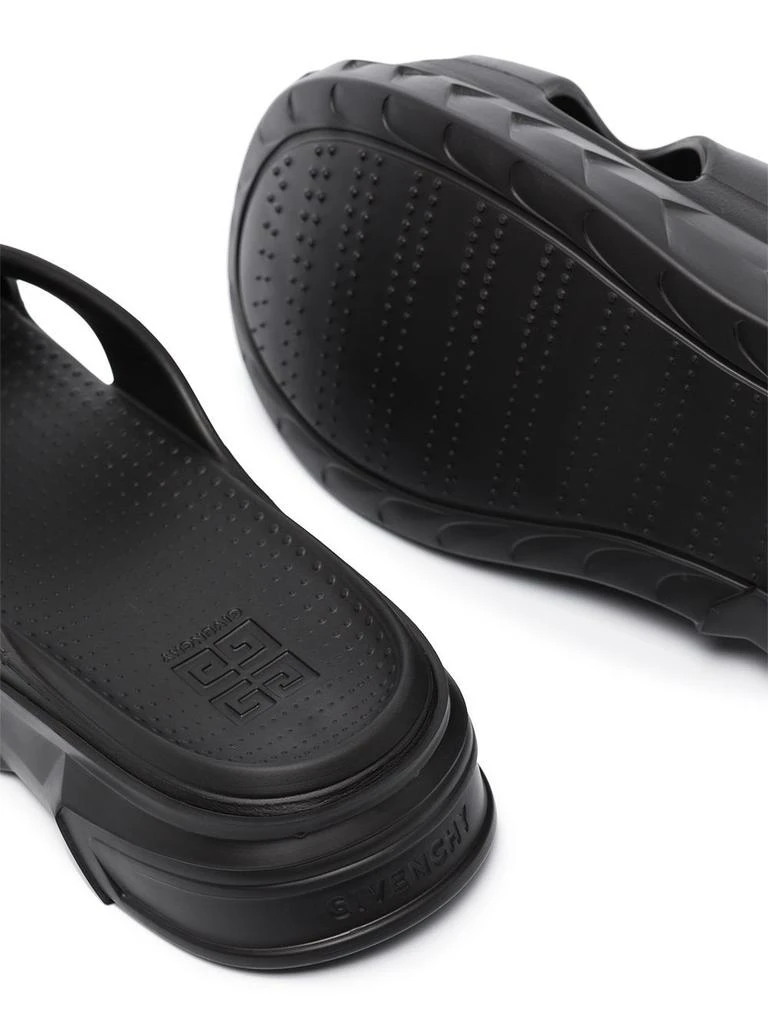 商品Givenchy|Givenchy men's black rubber sandals,价格¥3063,第3张图片详细描述