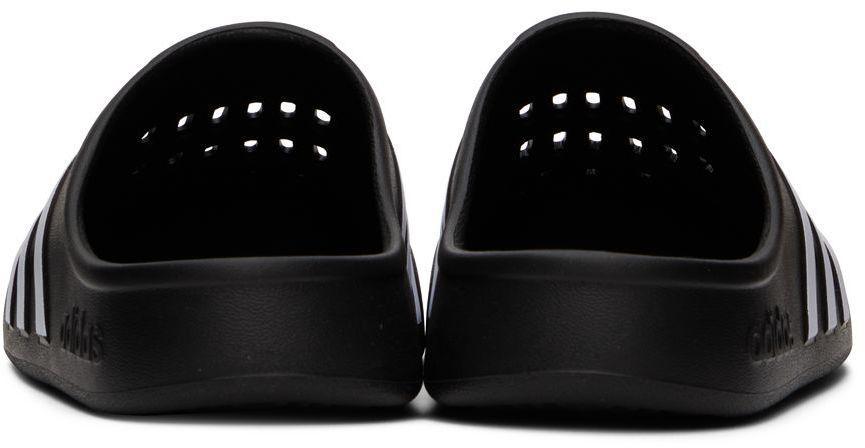 商品Adidas|Black Adilette Clogs,价格¥478,第4张图片详细描述