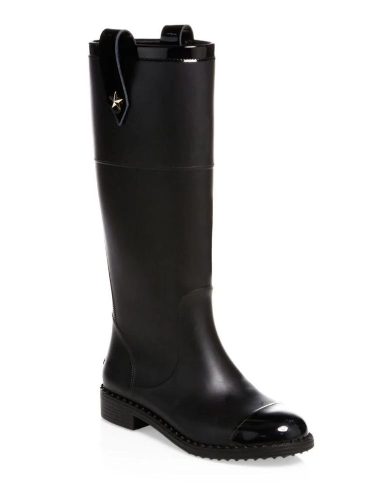 商品Jimmy Choo|Edith Knee-High Rubber Rainboots,价格¥1181,第1张图片