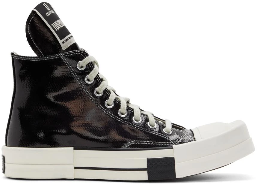 商品Rick Owens|黑色 Converse 联名 Turbodrk Chuck 70 高帮运动鞋,价格¥1251,第1张图片