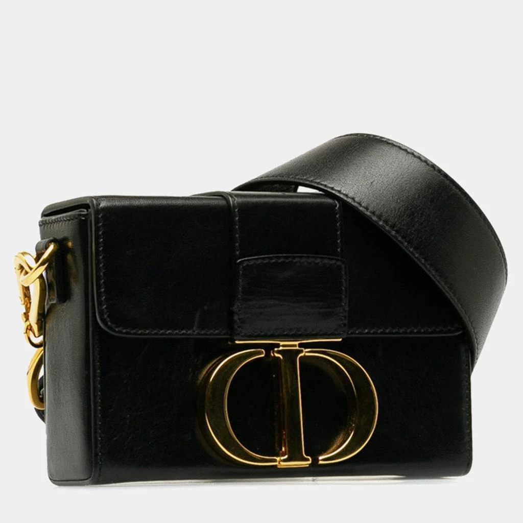 商品[二手商品] Dior|Dior Black Leather Montaigne Box 30 Shoulder Bag,价格¥21917,第2张图片详细描述