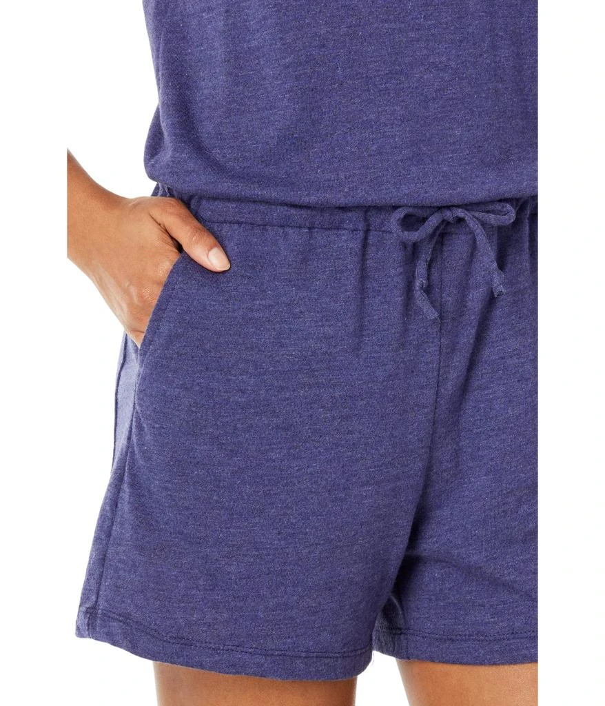 商品Chaser|Tri-Blend Jersey Double V Tank Romper,价格¥339,第3张图片详细描述
