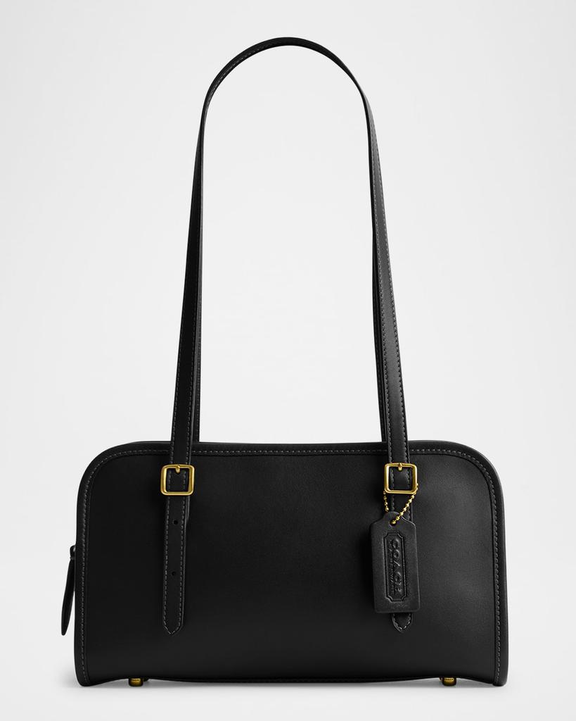 COACH コーチ LEATHER SHOULDER BAG COACH® Outlet | Eliza Shoulder Bag With Zipper Closure