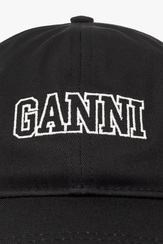 商品Ganni|Ganni Logo Embroidered Baseball Cap,价格¥615,第3张图片详细描述