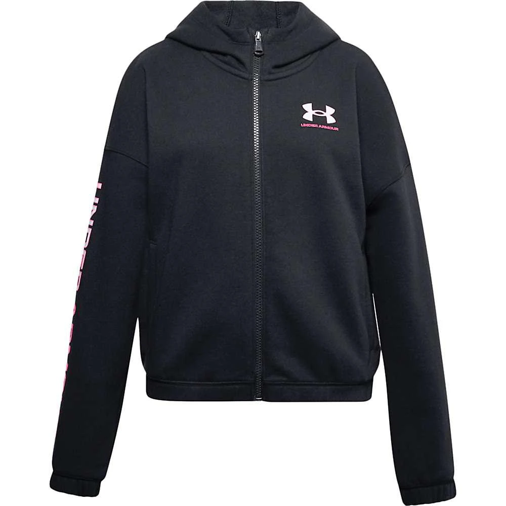 商品Under Armour|Under Armour Girls' UA Rival Fleece Full Zip Hoodie,价格¥180,第1张图片