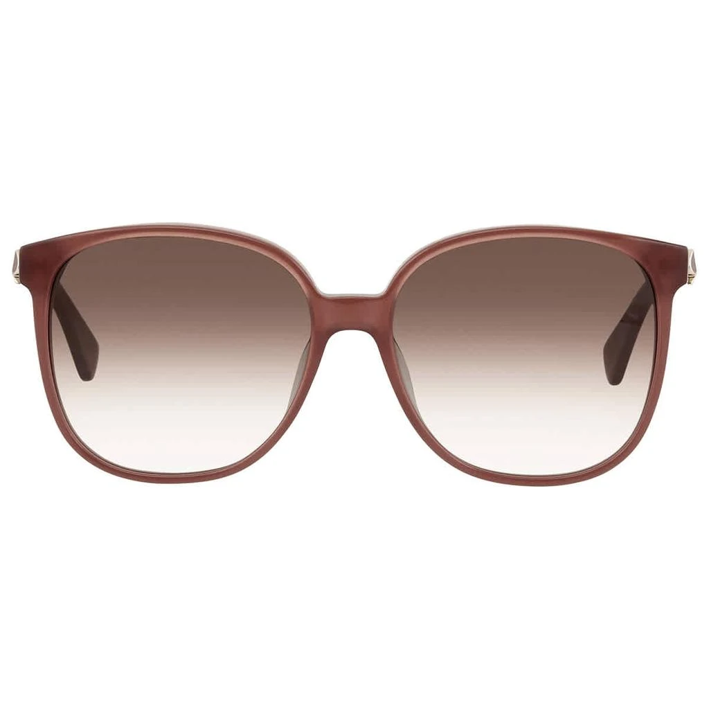 商品Kate Spade|Brown Square Ladies Sunglasses ALIANNA/G/S 09R6/HA 56,价格¥299,第2张图片详细描述
