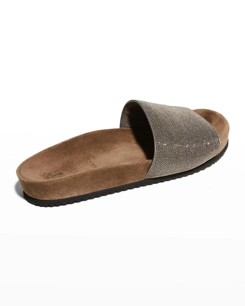 商品Brunello Cucinelli|Monili Band Flat Pool Sandals,价格¥8153,第3张图片详细描述