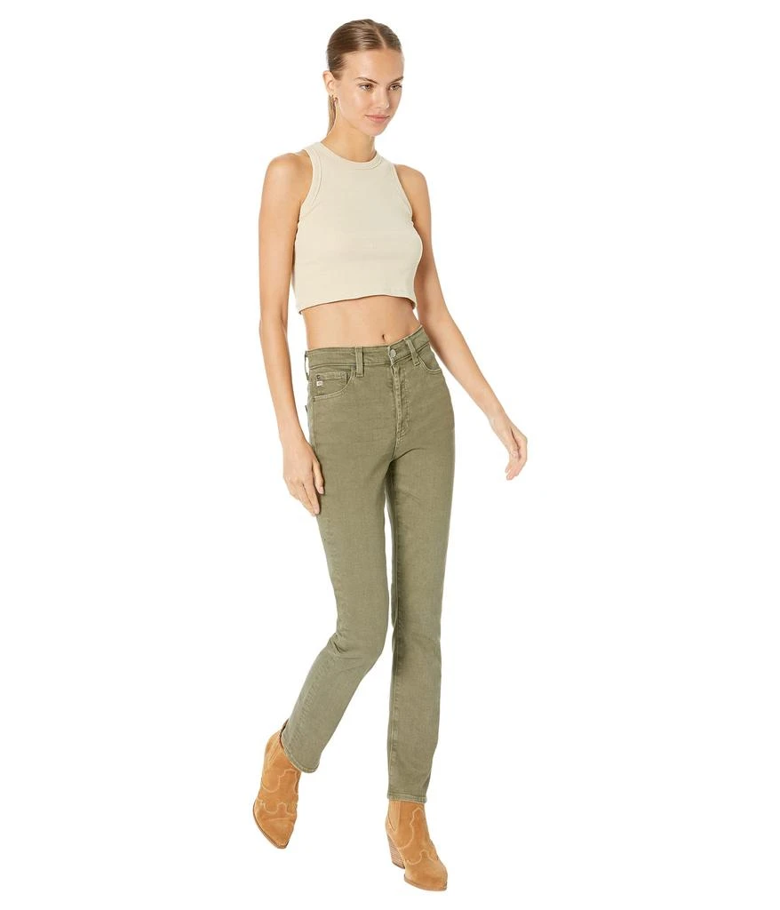 商品AG|Alexxis Vintage High-Rise Slim Straight in 3 Years Sulfur Armory Green,价格¥1580,第4张图片详细描述