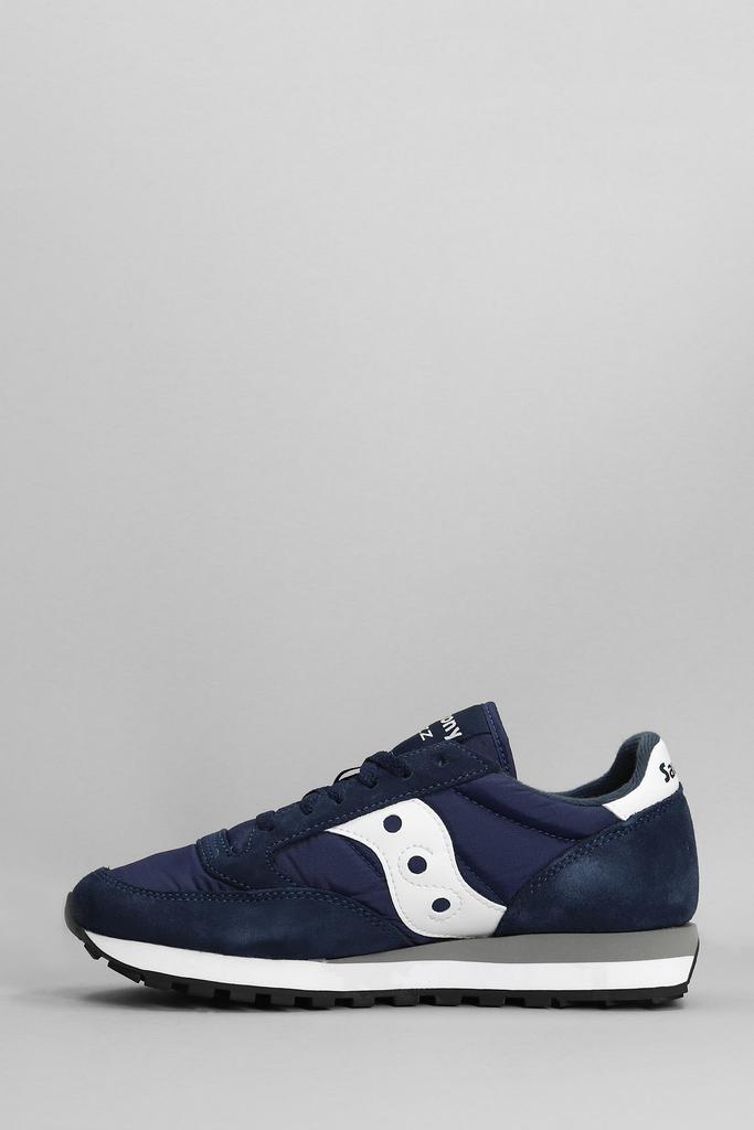 Saucony Jazz Original Sneakers In Blue Suede And Fabric商品第3张图片规格展示