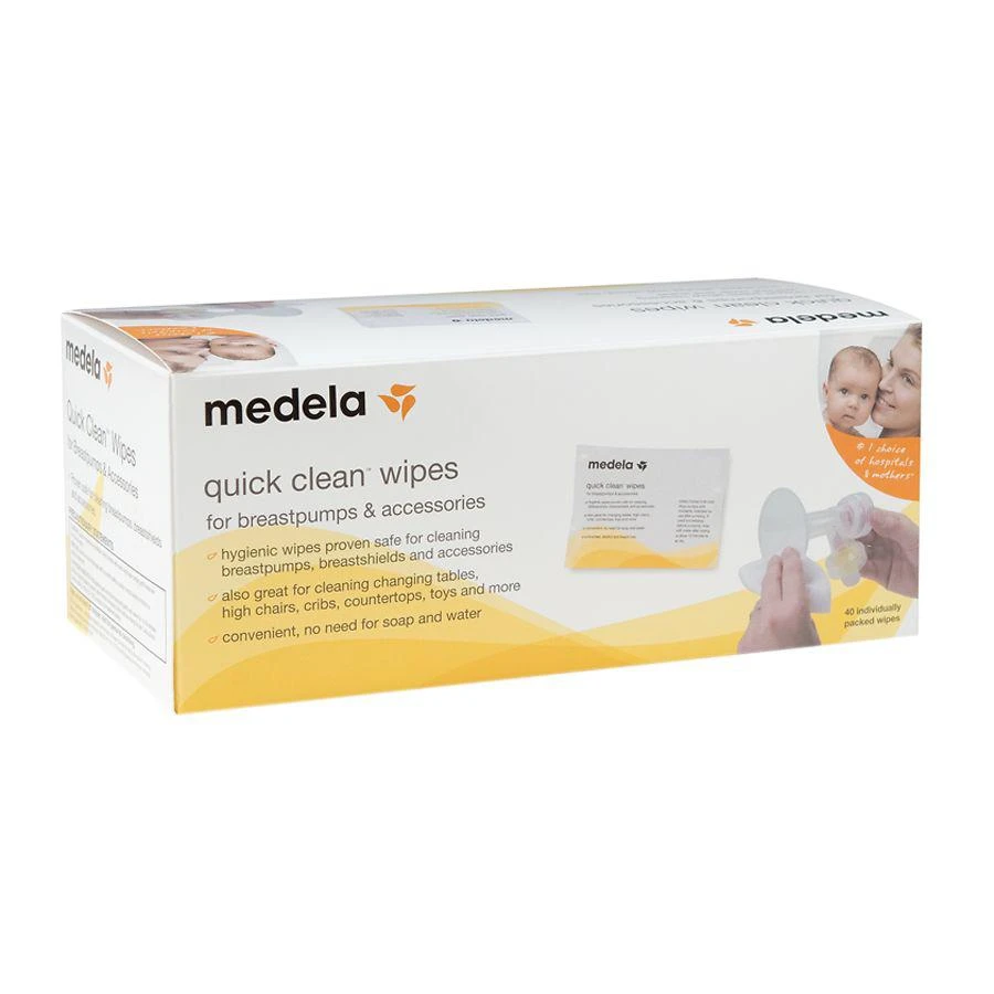 商品Medela|吸奶器配件清洁湿巾,价格¥166,第1张图片