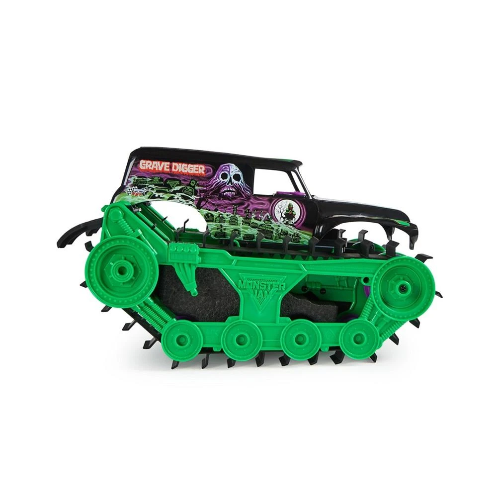 商品Monster Jam|Grave Digger Trax All-Terrain Remote Control Outdoor Vehicle, 1-15 Scale, Kids Toys for Boys and Girls Ages 4 and Up,价格¥484,第4张图片详细描述