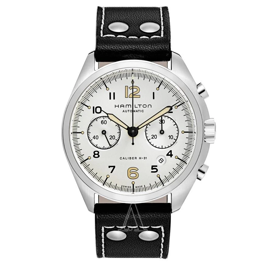 商品Hamilton|Khaki Aviation Pilot Pioneer Auto Chrono 男士手表,价格¥4692,第1张图片