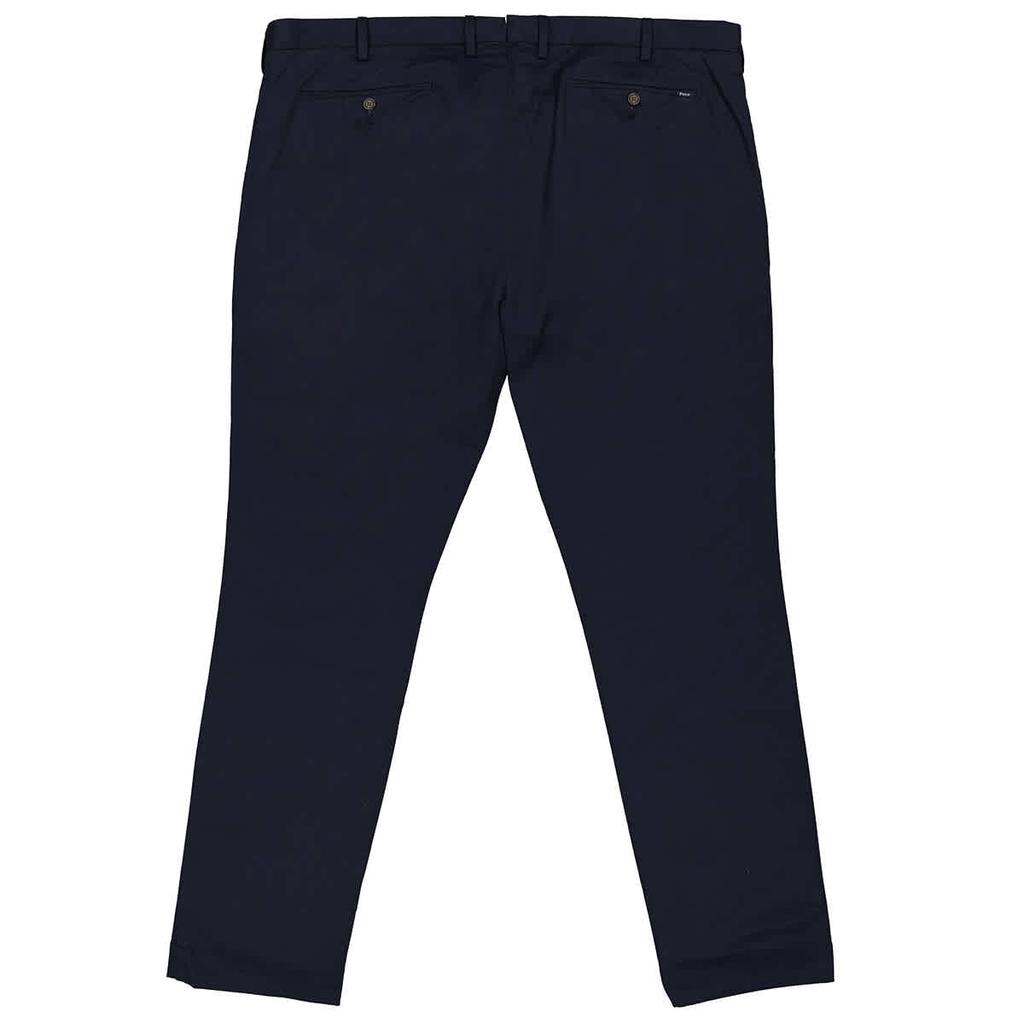 拉夫劳伦海军蓝弹力修身版型休闲裤商品第2张图片规格展示