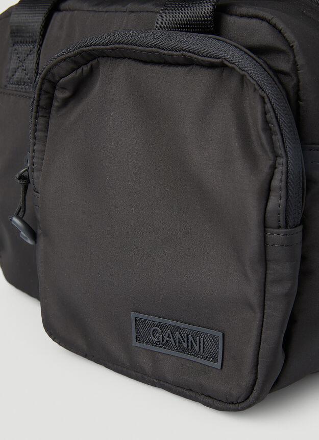 商品Ganni|Festival Shoulder Bag in Black,价格¥1258,第6张图片详细描述