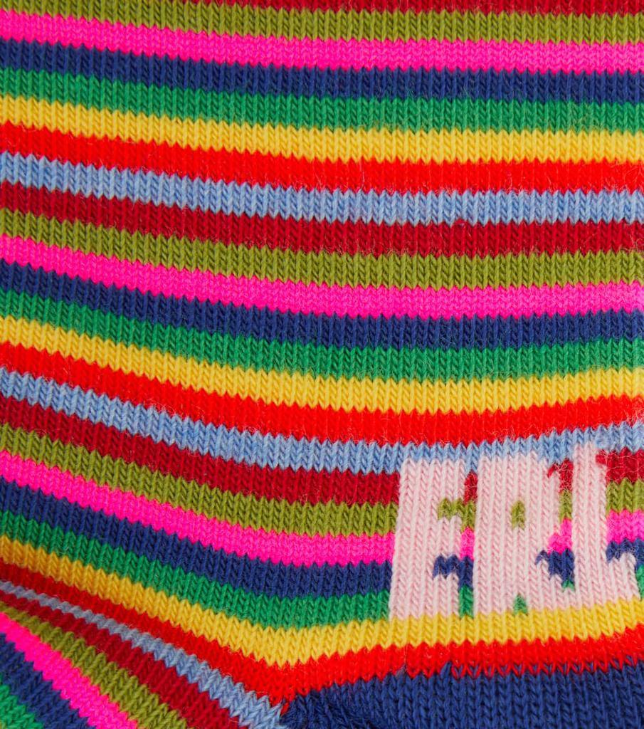 商品ERL Kids|条纹棉质混纺袜子,价格¥122,第4张图片详细描述